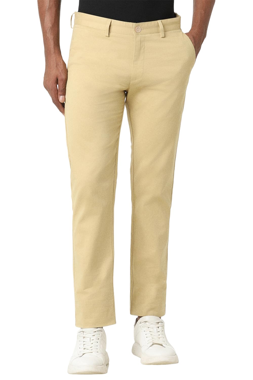 peter england Men's Regular Fit Mid Rise Pants-picture-20