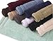 Chardin Home - 100% Cotton two Piece Classicc Bath Rug Set, (21''x34'' & 17''x24'') with anti-skid spray latex back, Linen