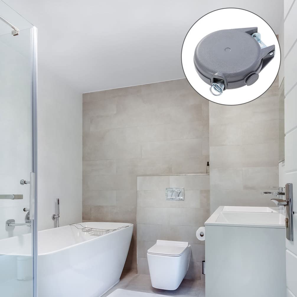 Filo Stendibiancheria Retrattile da Esterno 15m Abs Pvc | Interno e Esterno, Resistente All'usura, Facile da Installare, per Asciugare Capi Bagnati