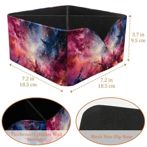 Boîte de rangement rose pour organiser votre bureau et coiffeuse