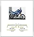 STICKERS KIT ADESIVI COMPATIBILE CON XT 750 Z SUPER TENERE REPLICA SONAUTO PAR DAK