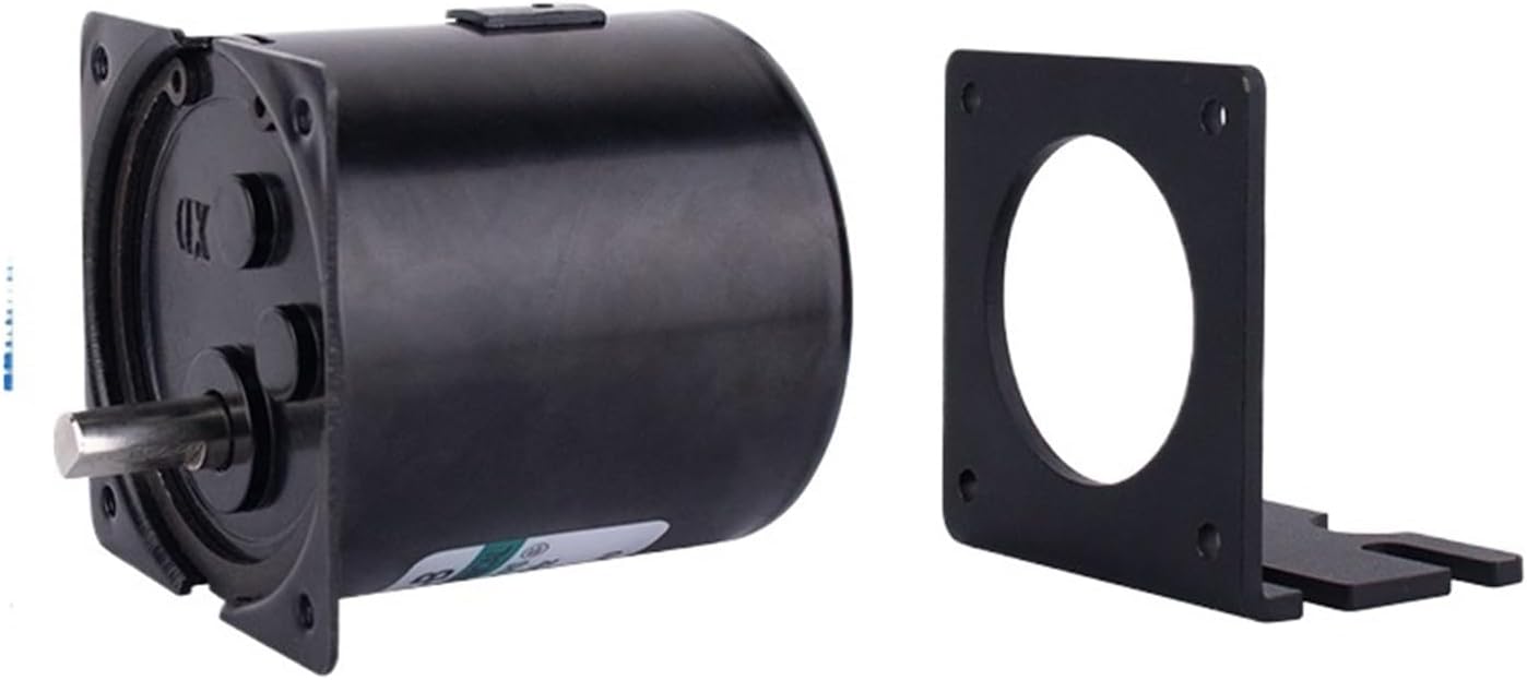 Synchronous Motor 80KTYZ Eccentric Axis 220V 60W AC +Bracket 5rpm -110rpm Low Speed Permanent Magnet(20rpm)