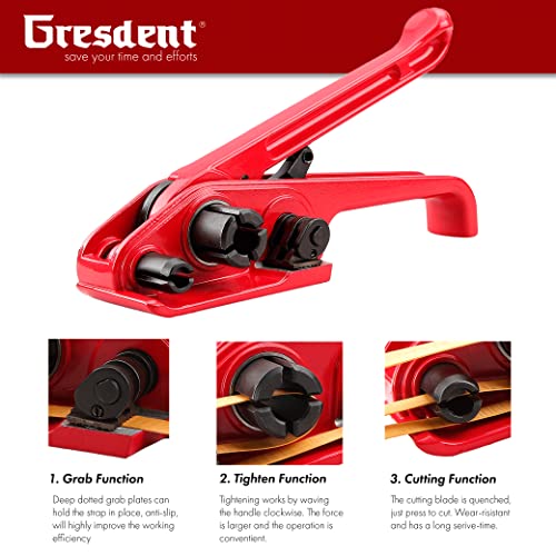 poly strapping tensioner amp cutter manual banding tools windlass for 1234 -3434 width polyester polyproplyn strap