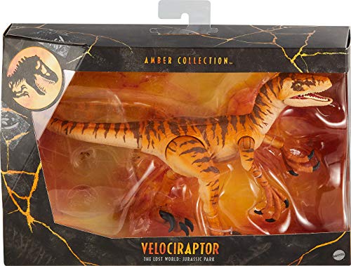Mattel Collectible - Amber Collection Jurassic World Tiger Raptor – Bild 7