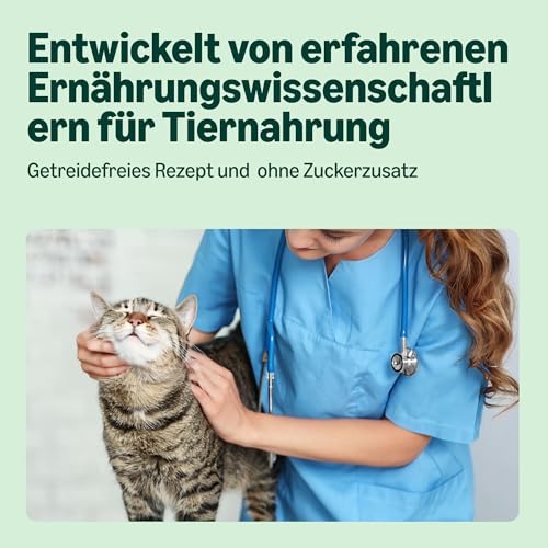 by Amazon Getreidefreies Katzennassfutter, Dose, Pastete Huhn, 12 x 400 g