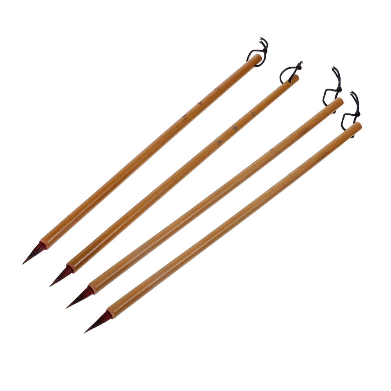 jojofuny 5 Set Pennello Da Scrittura Minuscolo Inchiostro Kit Penna Calligrafica Penna Calligrafica Cinese Penne Calligrafiche Cinesi Per Principianti Palo Di Bambù 4 Pezzi*5