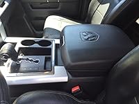 Vista 6 de Car Console Covers Plus Funda de consola central con logotipo bordado RAM con licencia oficial diseñada por Seat Armour para adaptarse al