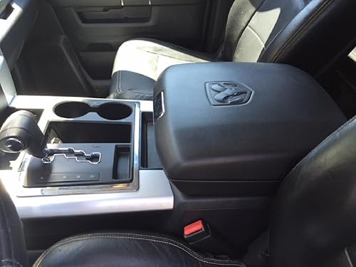 Miniatura 8 de Car Console Covers Plus Funda de consola central con logotipo bordado RAM con licencia oficial diseñada por Seat Armour para adaptarse al modelo de