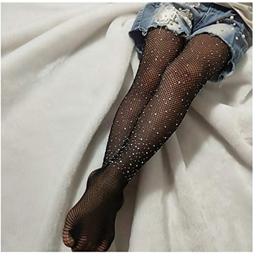 Little Girls Sparkle Tights Toddler Kids Fishnet Stockings Crystal Elastic Socks Glitter Pantyhose4