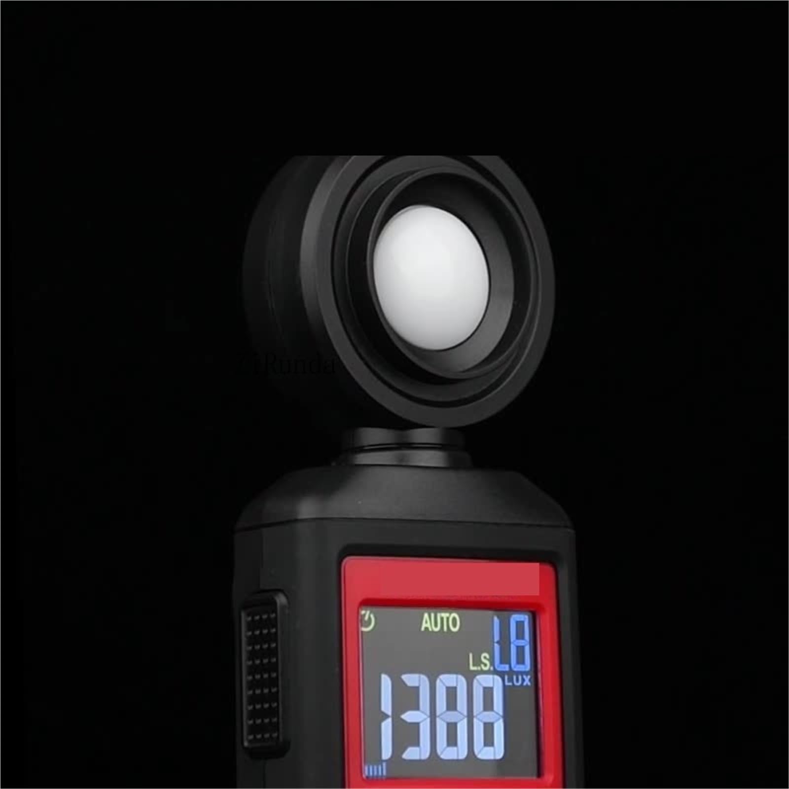Medidor de luz, Fotómetro portátil Medidor de iluminancia Digital Alta precisión, medidor luminancia Prueba fotómetro Profesional