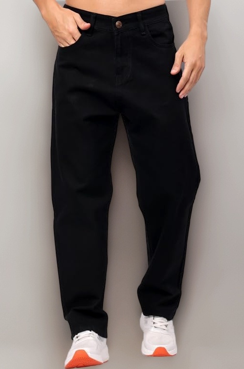 London Hills Men Jeans || Baggy Fit Jean's for Man || Loose Fit High Rise Denim || Stretchable Casual Wear Jean,s || Dance Rap Rapping Style Pant for Men || Denim Cotton Jeans (0)