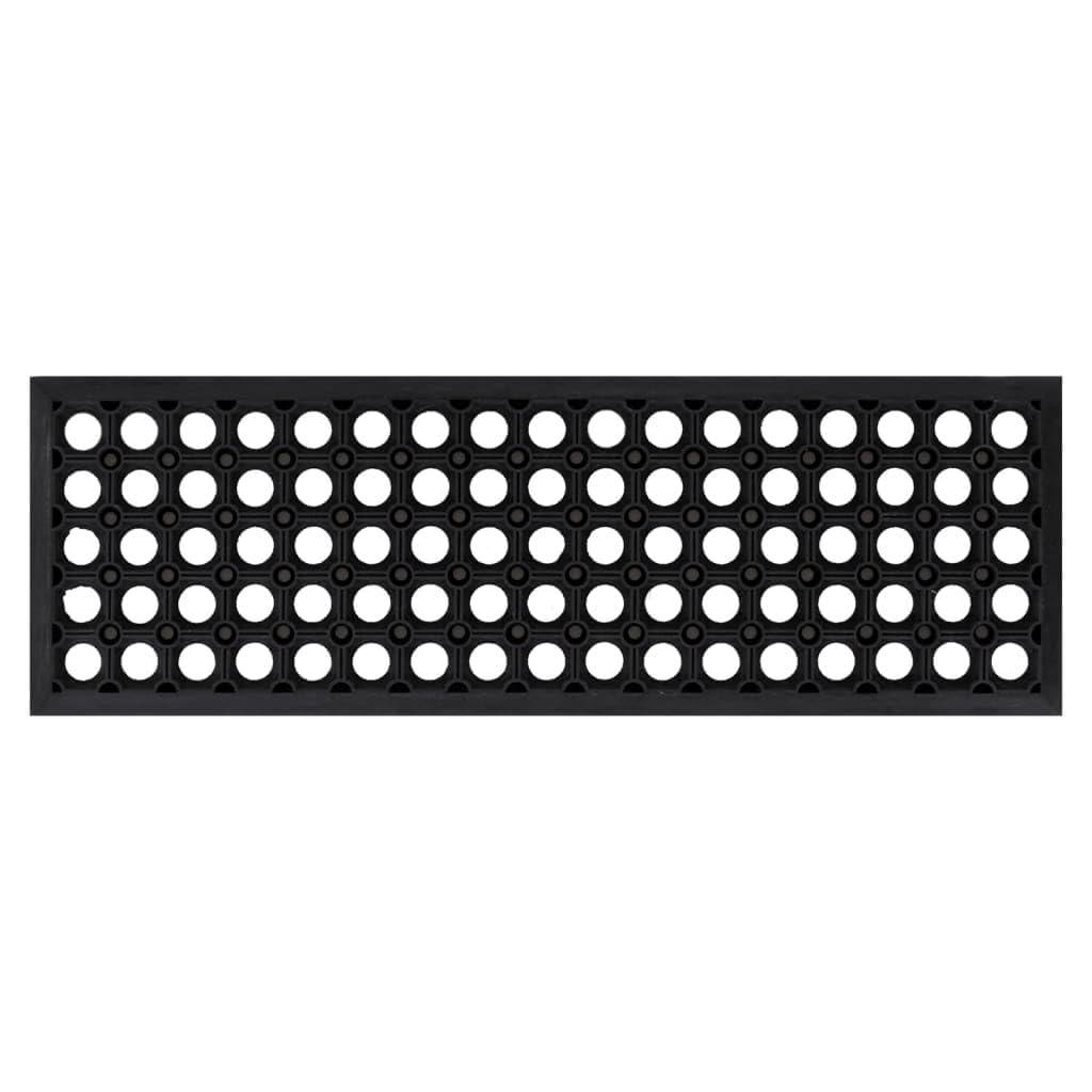 Lot de 5 tapis d'escalier - 25 x 75 cm - En caoutchouc antidérapant - Résistant - Lavable - Autocollant - Pour escalier, couloir, entrée, intérieur - Avec marches et protection des marches