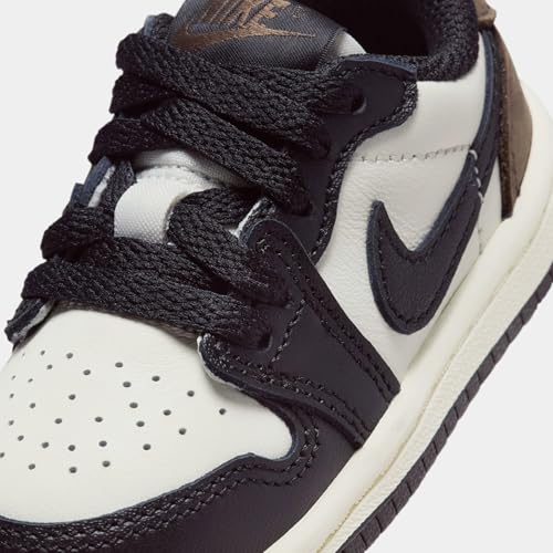 Air Jordan 1 Retro Low OG Mocha Infant Toddler Lifestyle Shoes (Sail/Black/Dark Mocha)2