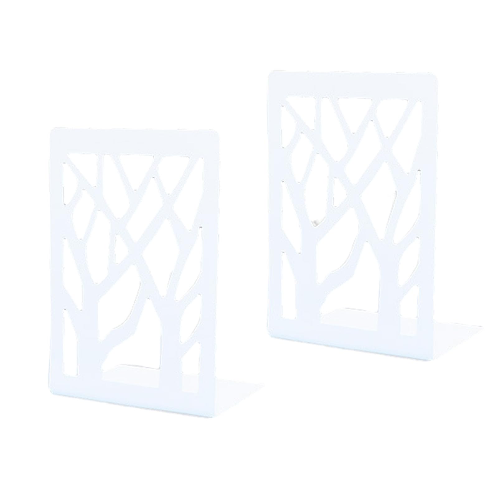 JAGETRADExx Book End Desk Bookends Practical Bookends Metal Book Holders Shelf Bookends Supports Book Stoppers For Office Library