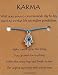 Charmed Greetings, Wish Bracelet, Hamsa Hand Evil Eye Karma Charm, Thoughtful Card