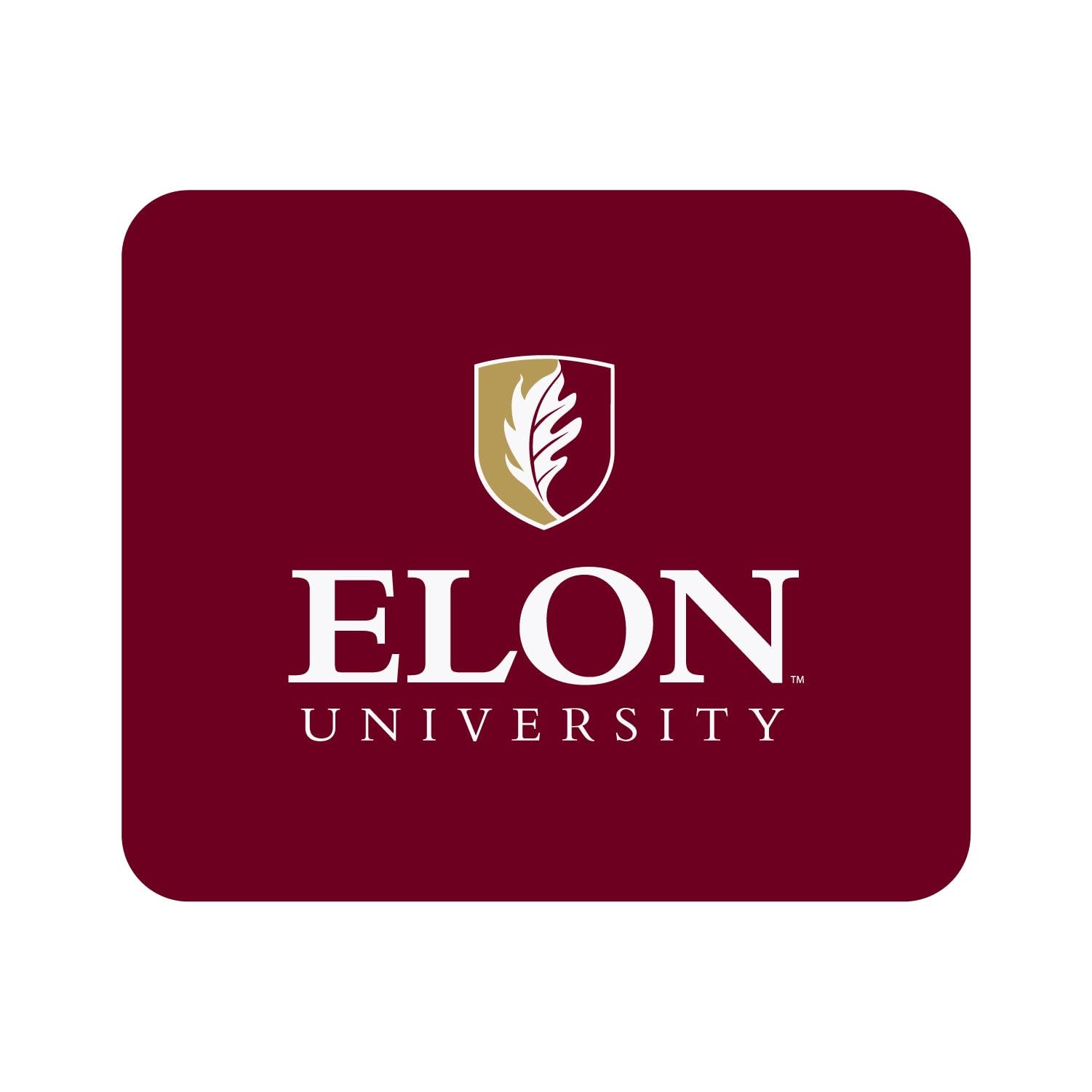 Mouse Pad, Fabric, Elon University Standard/Classic Red