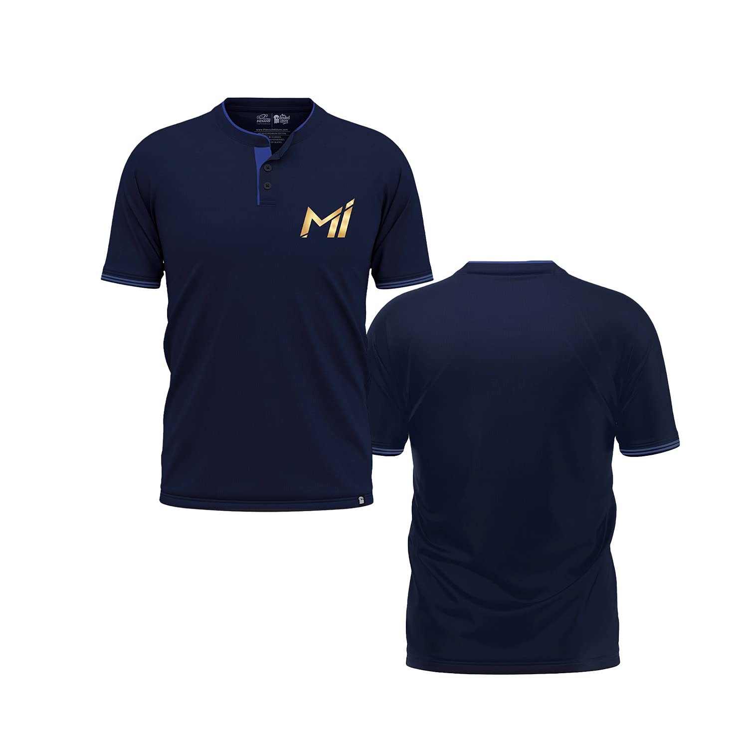 The Souled Store Men Collared Official MI Mandarin Polo T-Shirt 2021