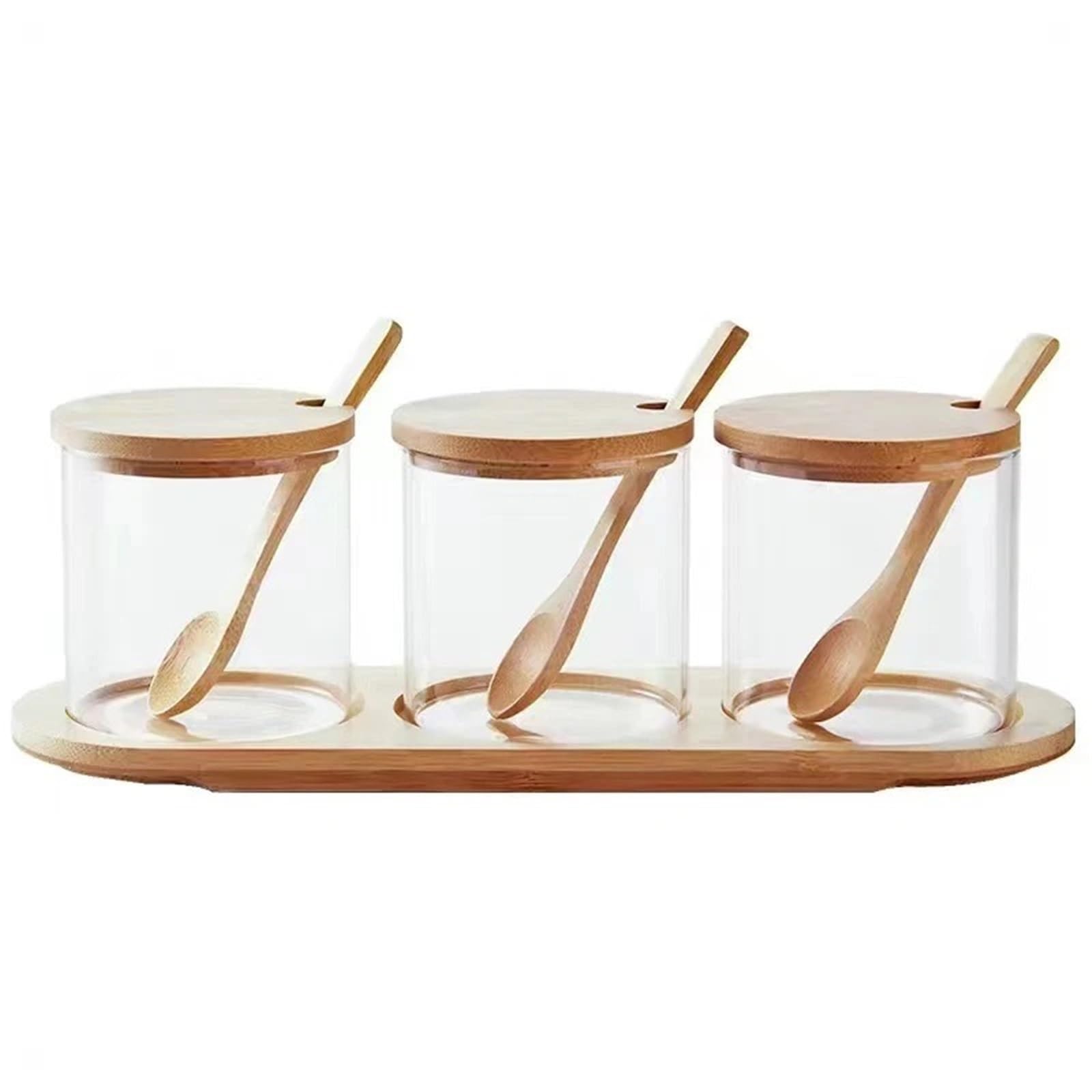 WSQHAO Seasoning Jar Set for Condiment