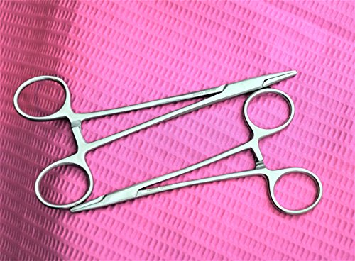 2 PREMIUM Suture Needle Holder Driver 5 Inches Dental Instrument SMOOTH JAWs