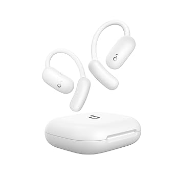 【美品】 箱アリ！Soundcore AeroFit Pro ソフトホワイト Soundcore（Anker） ワイヤレスイヤホン Anker Soundcore