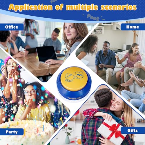 Remote Controlled Fart Machine, Plays 30 Funny Realistic Sounds, Wireless 50ft Range, Prank Toy for Games, Office Humor - Image 6