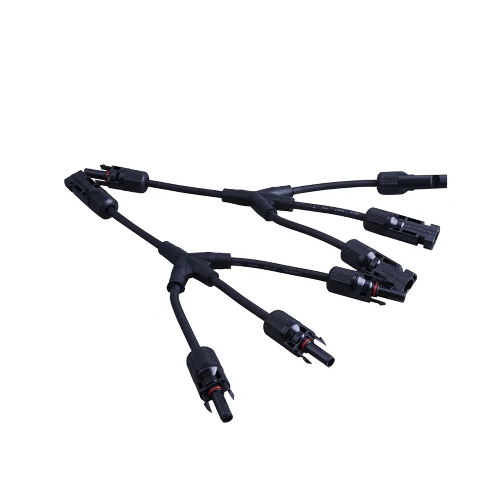 1/5/20/100Set PV Solar Stecker Photovoltaik Männlich Weiblich Stecker Wasserdicht 3 4 5 Weg Y-Typ 1 In 2/3/4 Out Kits System(MC4-Y4-B,5 SETS)