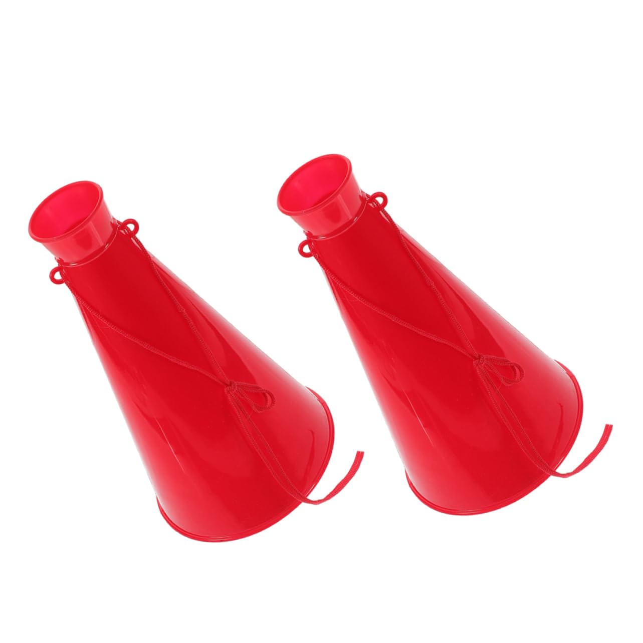 SOLUSTRE Handheld Megaphones for Kids 2pcs Plastic Party Horns Toys Cheer Party Decorations Soccer Game Favors