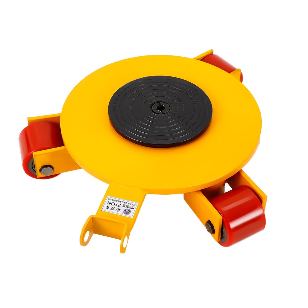 2T Panzerrollen Set, Transportfahrwerk, Transportrollen, Industrieroller Mit 360° Drehbarer Deckel, Schwerlastrollen Mit 3 Rad, FÜR Die Handhabung Von Möbeln