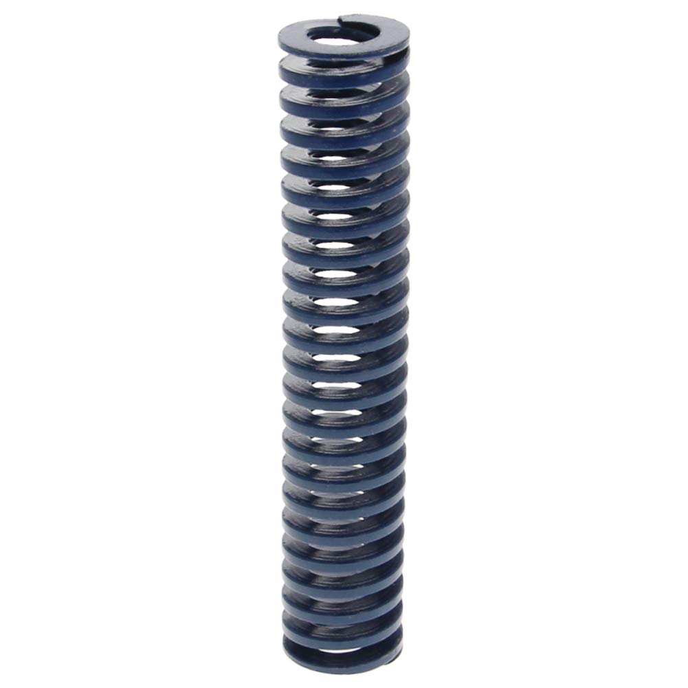 MroMax - Stampo a compressione a spirale in acciaio con molla lunga 2 cm, diametro 10 cm, colore blu, 1 pezzo