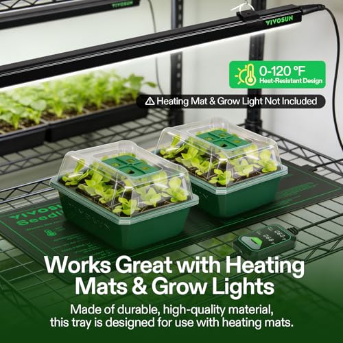 Plateaux plats réutilisables et durables VIVOSUN pour la propagation