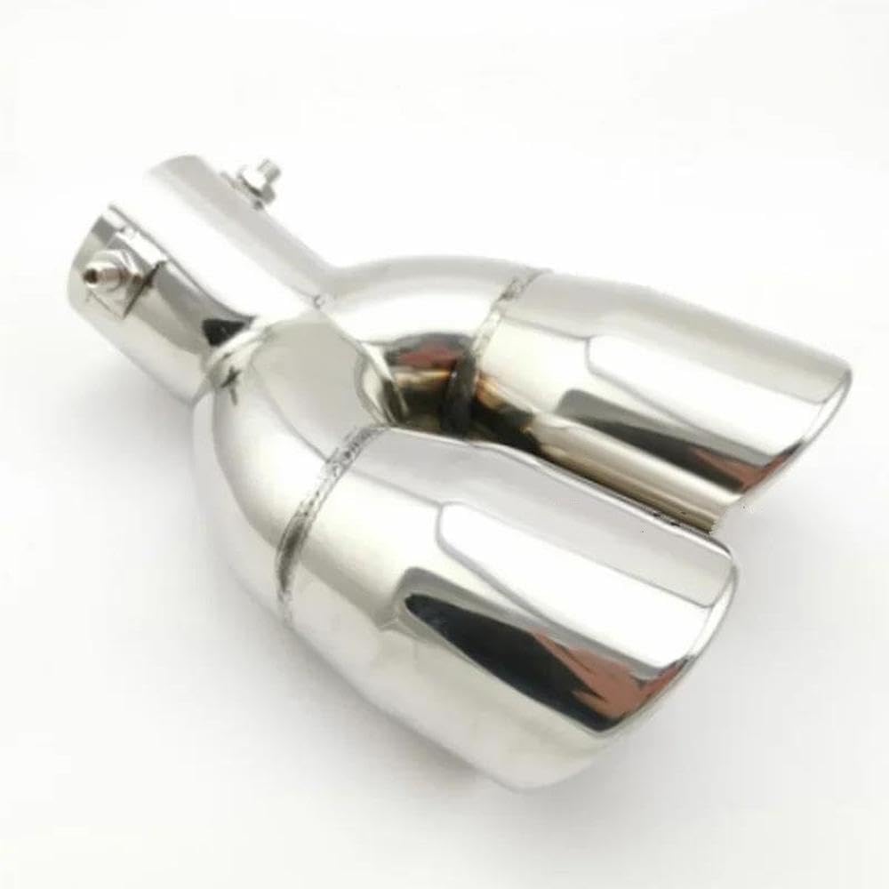 For Kia Seltos KX3 2020-2022 Car Exhaust Muffler Tip Stainless Steel Pipe Chrome Rear Tail Throat Accessories Rear End Components