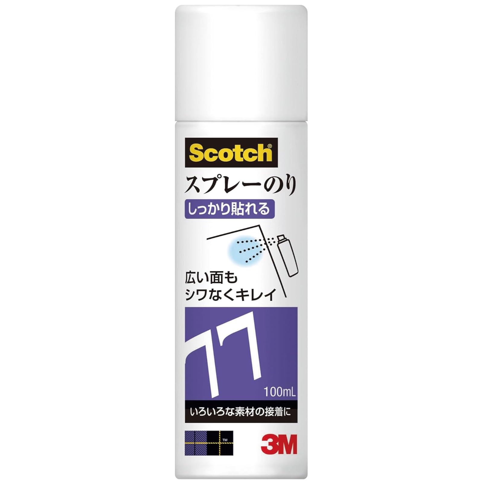 Amazon | 3M スコッチ スプレーのり 77 ミニ缶 100ml S/N 77 MINI