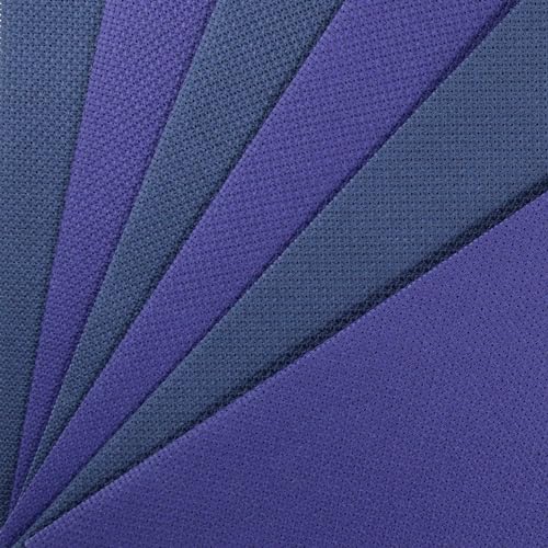 Image of KCS 6 pc of 12 inch x 18 inch(30cmx45cm) 14CT Counted Cotton Aida Cloth Cross Stitch Fabric (Royal Blue+Navy Blue)