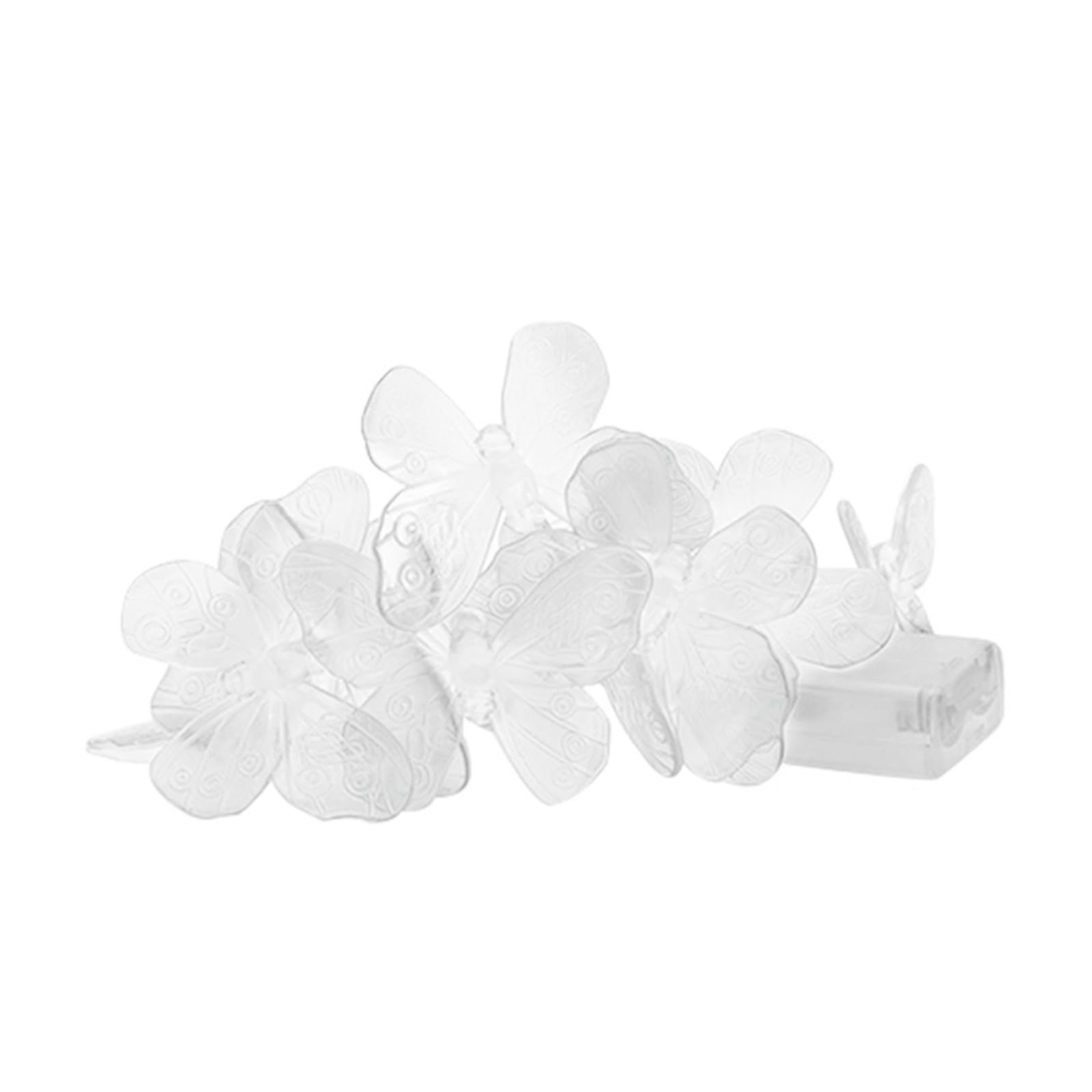 Kalttoy Girls Clear Led Butterfly Led Lights String Battery Outdoor Fairy Night Lamp Room Garland Curtain Brithday Wedding Party Decor Butterfly Lights String