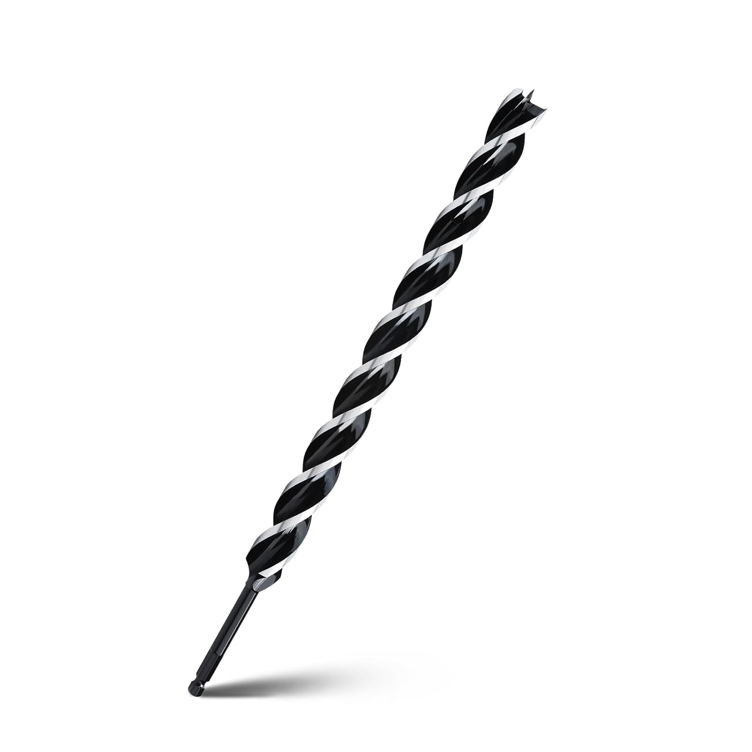 1-1/2'' x 18'' Auger Drill Bit for Wood, Hex Shank Tri Flute Ship Auger Long Drill Bit for Soft and Hard Wood,Tree Stump,Plastic,Drywall and Composite Materials