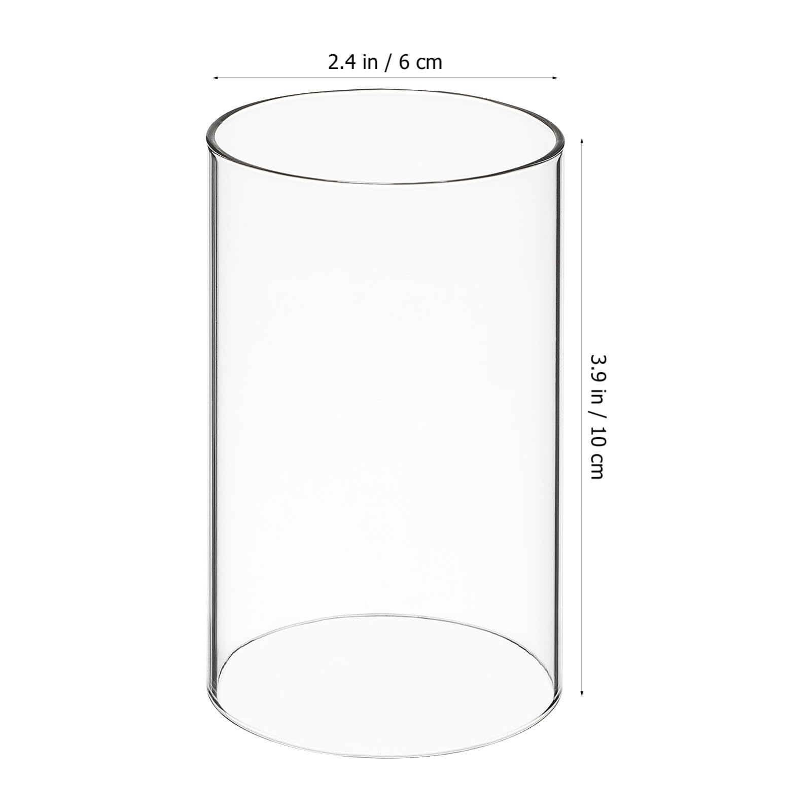 3pcs Windproof Lampshade Clear Candle Cover Candle Holders Glass Decorative Glass Candle Shades Transparent Candle Covers Desktop Candle Cover Household Candle Holder Candle Supply