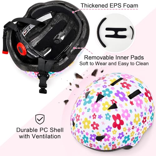 Image of Toddler Helmet, Baby Infant Kids Bike Helmet for Kids Age 1-3 /2-4 /3-5 /5-8 Adjustable Toddler Bike Helmets for Boys Girls for Scooter Skateboard Cycling