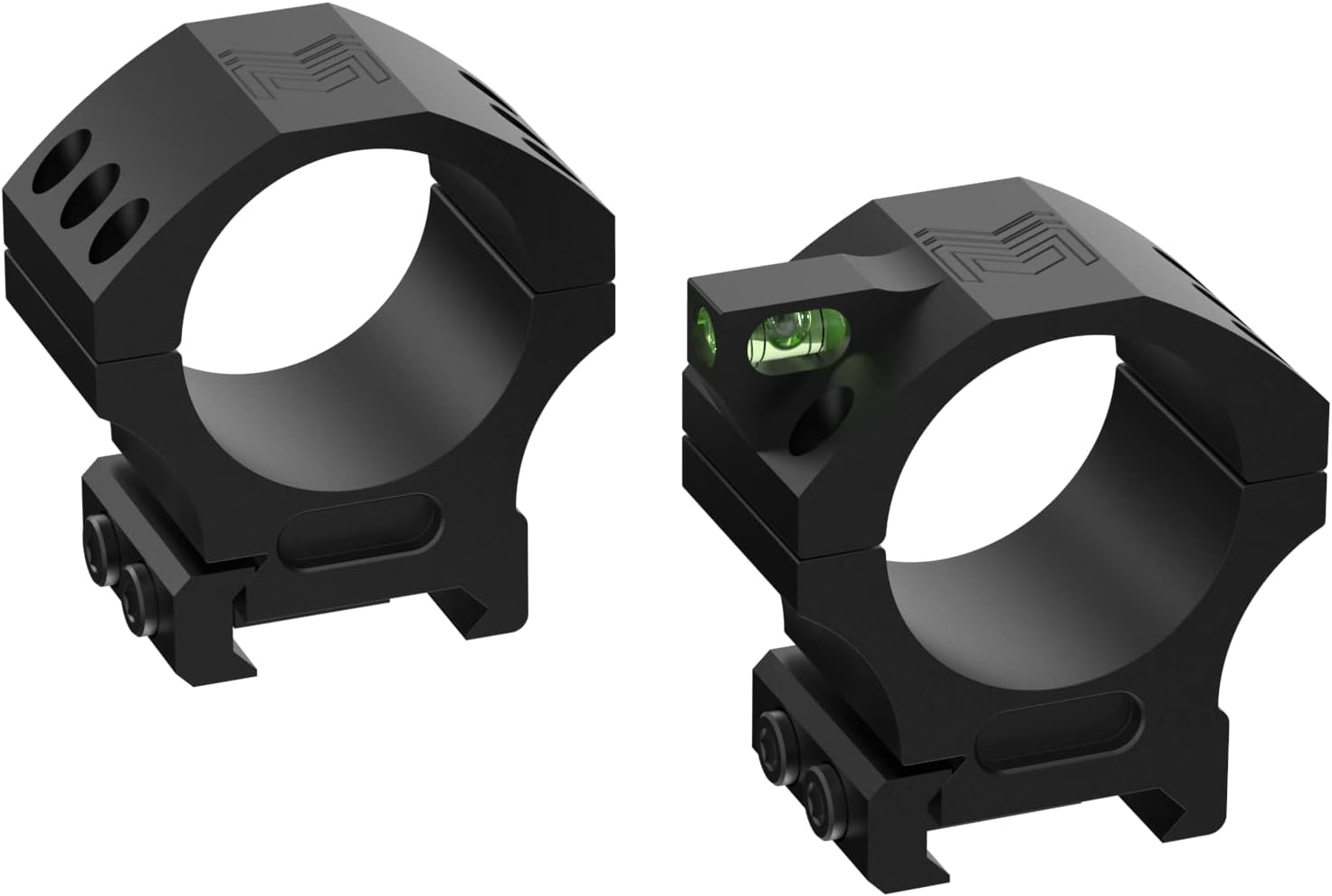 Monstrum Next Level Scope Rings with Integrated Level Bubble | 30 mm Diameter