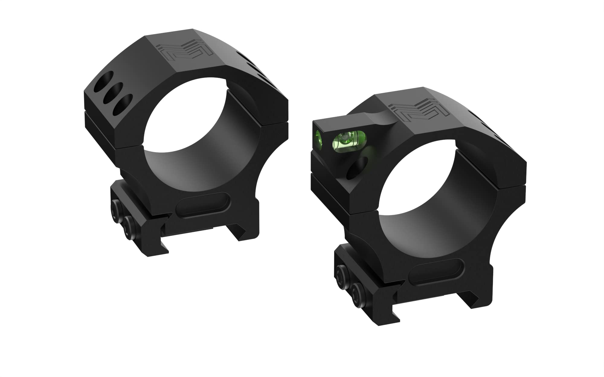 Monstrum Next Level Scope Rings with Integrated Level Bubble | 30 mm Diameter