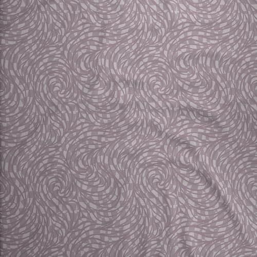 Image of BOUTIQUE LIVING Luxe Loom Weavers Gallore 100% Cotton 600 TC Purple Printed King Bedsheet Set