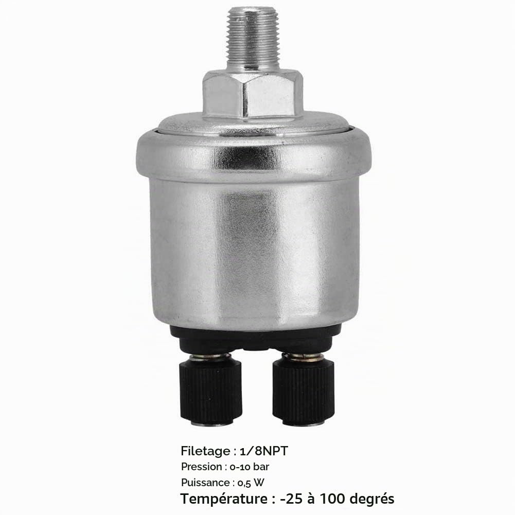 Capteur de pression d' universel 0 à 10 bars 1/8NPT pour générateur