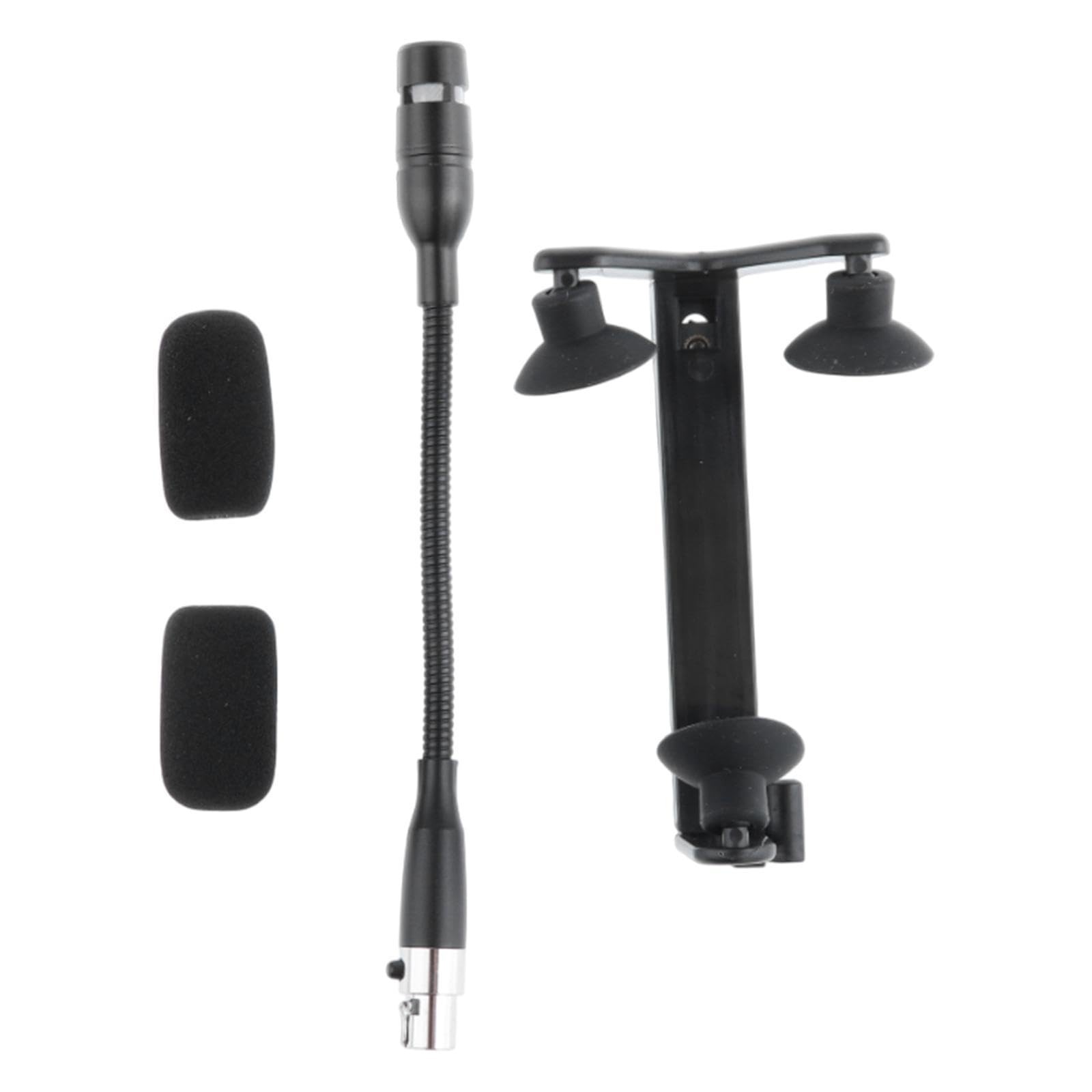 Instrument -Mikrofonclip -Set -Schwanenhals -Mikrofon und Clip Flexible Gitarre -Mikrofon -Clip -Set für Studio -Akustikgitarren, 4 Pin Normal