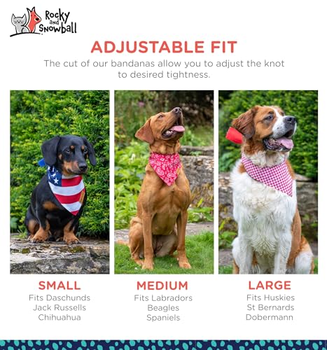 Rocky And Snowball Dog Bandanas, Pet Bandanas For Dogs thumb #4