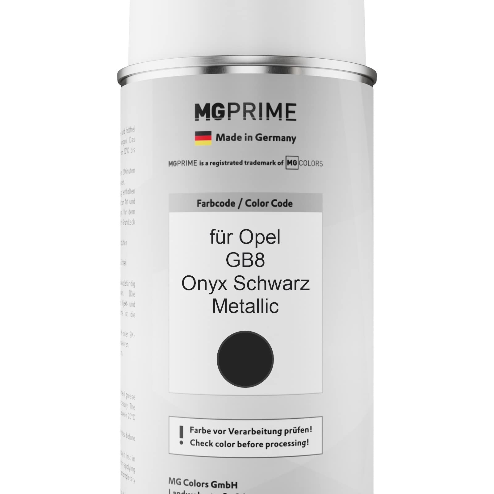 MG PRIME Peinture Voiture Kit De Stylo Retouche Pour Opel GB8 Onyx