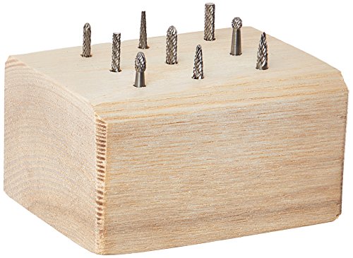 Kodiak Cutting Tools CP-RNPP-RAU2 USA Made Carbide Burs Set on 1/8" Shanks, Double-Cut