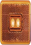 Peterson V170A Piranha Amber LED Clearance/Side Marker Light with Reflex