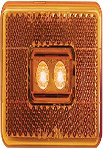 Perterson V170A Piranha Amber LED Clearance/Side Marker Light with Reflex (3001.7272)