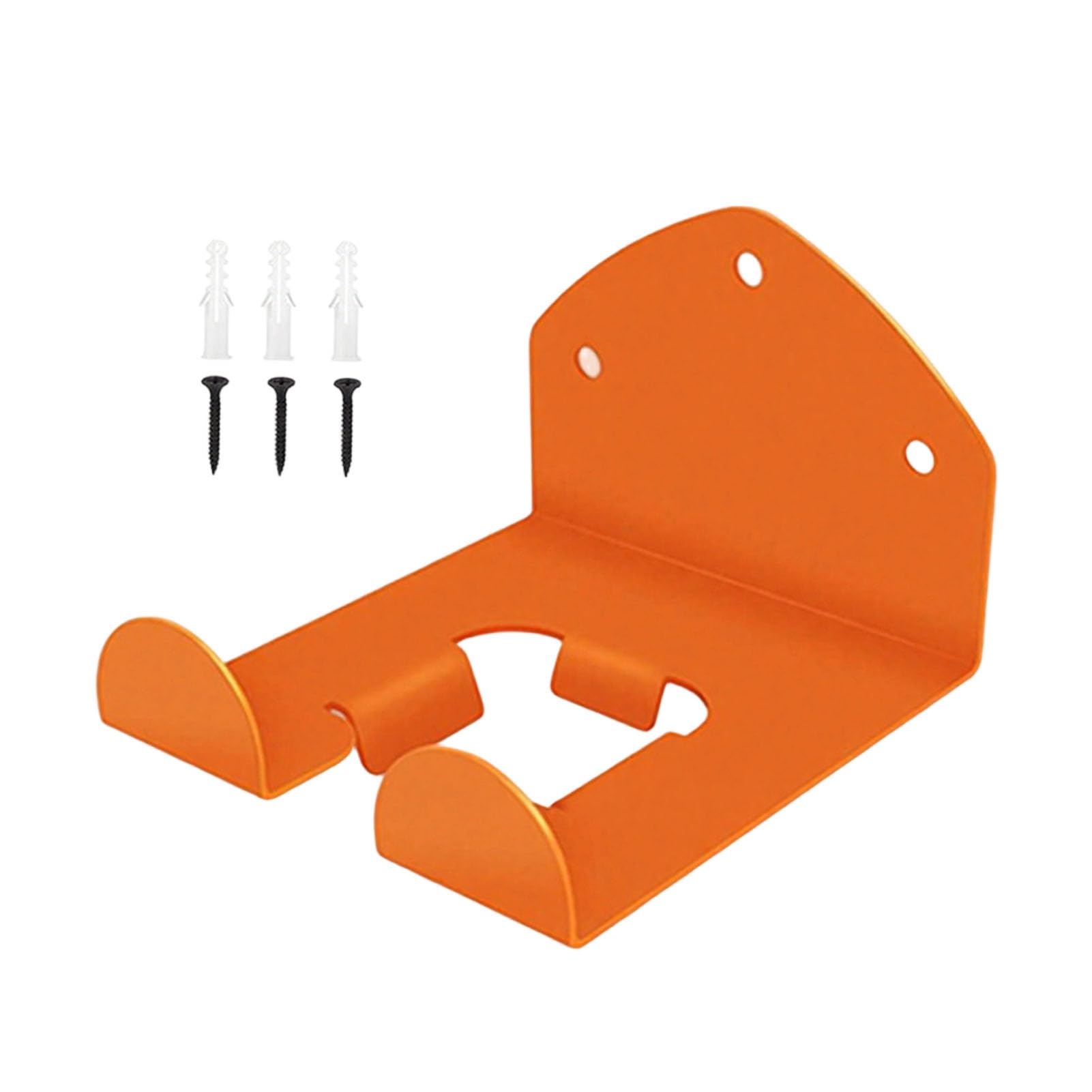 Pidodou Orange Heavy Duty Grass Trimmer Hanger Wall Mounted Garden Power Tool Organizer Rack For Garage Shed Workshop Iron Storage Bracket 1Pc