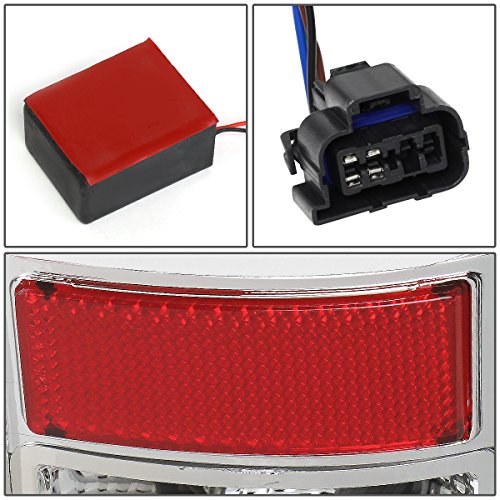 Image of DNA MOTORING TL-GMCSIE07-LED-3D-CH-CL LED 3D Tail Light Assembly Driver & Passenger Side [Compatible with 07-14 GMC Sierra 1500 2500HD 3500HD]