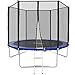 tectake 800789 Trampolín Cama Elástica de Jardín, Apertura Vertical, Exterior Patio Aire Libre, Juego Fitness Entretenimiento, Estructura de Acero, Escalera & Red de Seguridad -varios Tamaños (305 cm)